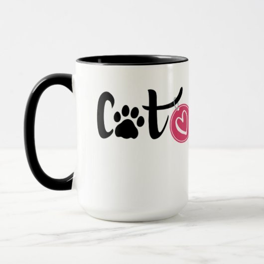 Paws & Love - The Purfect Cat Mug マグカップ (左)