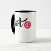 Paws & Love - The Purfect Cat Mug マグカップ (正面左)