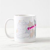 Paws, Love & Vet Life コーヒーマグカップ (左)