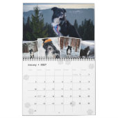 Paws Monthly Photo Collageペットの写真 カレンダー (1月 2027)