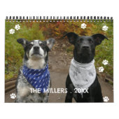 Paws Monthly Photo Collageペットの写真 カレンダー (カバー)