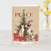 Paws of Peace  カード (黄色い花)