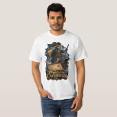 Paws of the Caribbean Raccoon Pirate Tシャツ (正面フル)