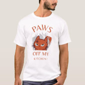 Paws Off My Kitchen! - Cat Pickleball Tシャツ (正面)