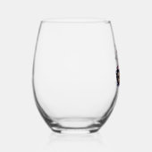 Paws Off My Potion, Kawaii Halloween Witch Cat Cla ステムなしワイングラス (左)