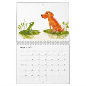 Paws & Pals 2026 – A Dog’s Comic Encounters カレンダー (3月 2027)