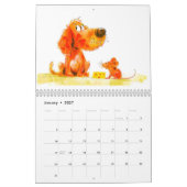 Paws & Pals 2026 – A Dog’s Comic Encounters カレンダー (1月 2027)