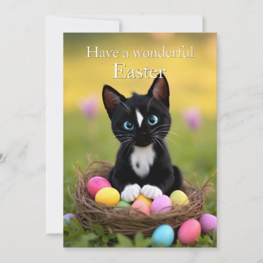 Paws, Pastels & Purrs: Felini's Easter Nest シーズンカード (正面)