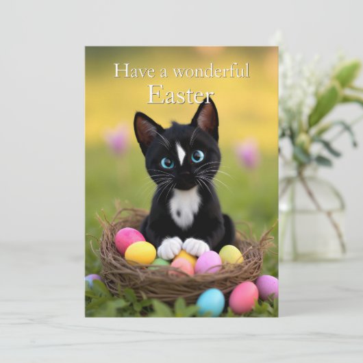 Paws, Pastels & Purrs: Felini's Easter Nest シーズンカード (スタンド正面)