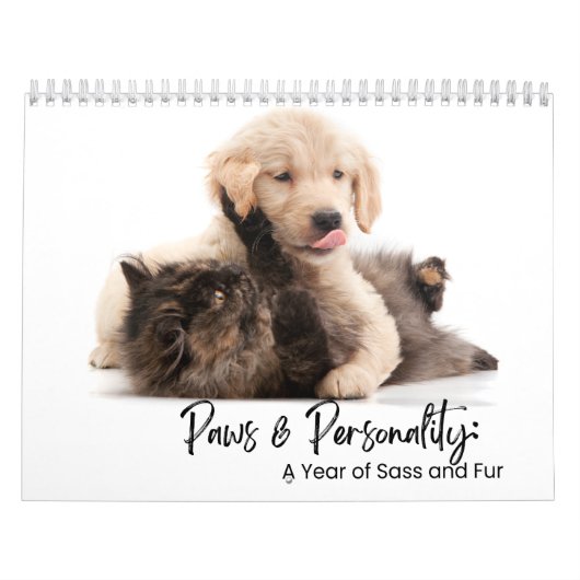 Paws & Personality: A Year of Sass and Fur カレンダー (カバー)