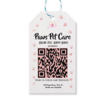 Paws Pet Care Pet Shop ロゴ 名前 バーコード