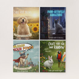 Paws & Positivity: Your Daily Dose of Inspiration ジグソーパズル