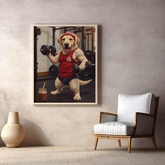 Paws Pumped: Protein, Reps, Repeat ポスター