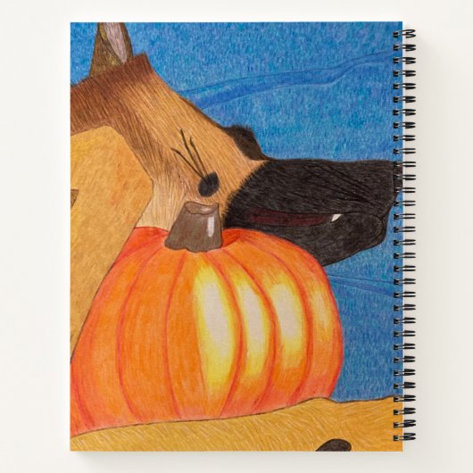 Paws&Pumpkin Notebook ノートブック (裏面)