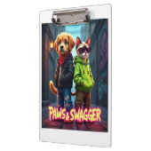 Paws & Swagger™かわいいペットインスパイアクリップボード – Styl クリップボード (左)