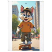 Paws & Swagger™かわいいペットインスパイアクリップボード – Styl クリップボード (裏面)