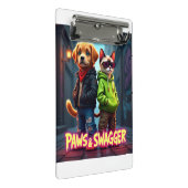 Paws & Swagger™かわいいペットインスパイアクリップボード – Styl ミニクリップボード (アングル)