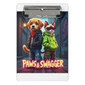 Paws & Swagger™かわいいペットインスパイアクリップボード – Styl ミニクリップボード (正面)