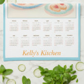 Paws & Tea Time Kitchen Teatoil 2026カレンダー キッチンタオル (折り畳み)