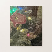 Paws under the tree Puzzle ジグソーパズル (縦)