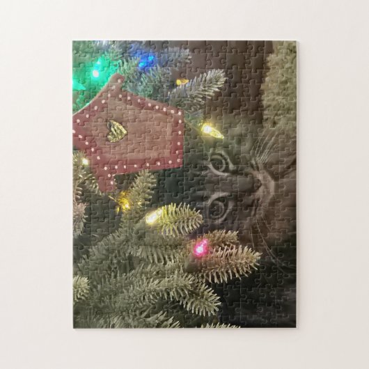 Paws under the tree Puzzle ジグソーパズル (縦)