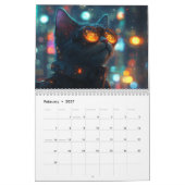 Paws & Whiskers 2026 Cat Calendar カレンダー (2月 2027)