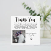 Pawsitiveカスタム Photoサンキューカード シーズンカード (スタンド正面)