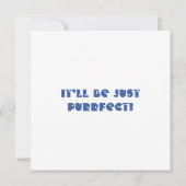 Pawsitive考え Purfect Cute Cat in Specsスケッチ カード (裏面)