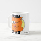 PAWSITIVE CATTITUDEマンガキャットセニョールGato コーヒーマグカップ (正面左)