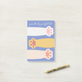 Pawsitive Purfect子猫Paws To Do List ポストイット (デスク上)