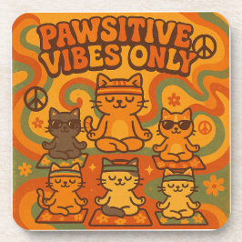 Pawsitive Vibes Only コースター