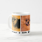 Pawsitivelyのかわいく、愛らしい飼い犬猫の写真 コーヒーマグカップ (正面左)