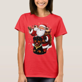 Pawsitively Enchanted: Santa’s Magical Pet Moment Tシャツ