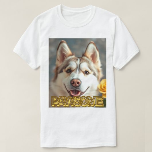 PAWsom! Tシャツ (デザイン正面)