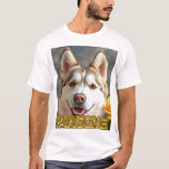 PAWsom! Tシャツ<br><div class="desc">🍀This adorable T-shirt features a playful Siberian Husky and the cheerful message “PAWsom!”—a must-have for anyone who loves dogs,  puns,  and spreading good vibes.</div>