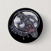 pawsome 缶バッジ (正面)