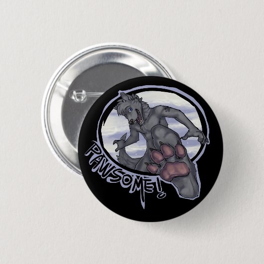 pawsome 缶バッジ (正面&裏面)