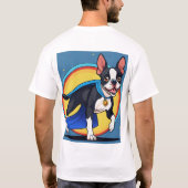 Pawsome Adventures：スーパーヒーロー側を解放 Tシャツ (裏面)