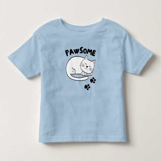 PAWSOME Cat Tシャツ (正面)