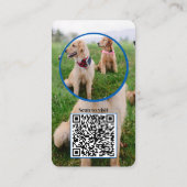 Pawsomlyプロフェッショナル: Dog Photoソーシャルメディア 名刺 (裏面)