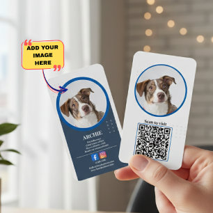 Pawsomlyプロフェッショナル: Dog Photoソーシャルメディア 名刺