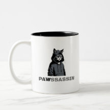 PAWSSASSIN - フードキャット コーヒーマグ