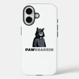 PAWSSASSIN 猫のスマホケース iPhone 16ケース