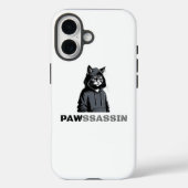 PAWSSASSIN Cat Phone Case Case-Mate iPhoneケース (裏面)