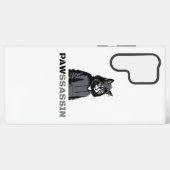 PAWSSASSIN Cat Samsung Case Galaxyケース (裏面横)