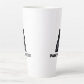 PAWSSASSIN Latte Mug – Hood Cat Energy カフェラテマグ (正面)