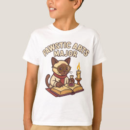 Pawstic Arts 専攻の - Scholar Cat Tシャツ