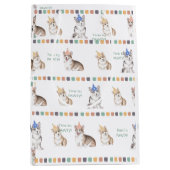 PAWTY Corgiへのカスタマイズ可能な時間 ミディアムペーパーバッグ (正面)