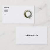 PAXの平和のための漢字のEnso 名刺 (正面/裏面)