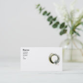 PAXの平和のための漢字のEnso 名刺 (スタンド正面)